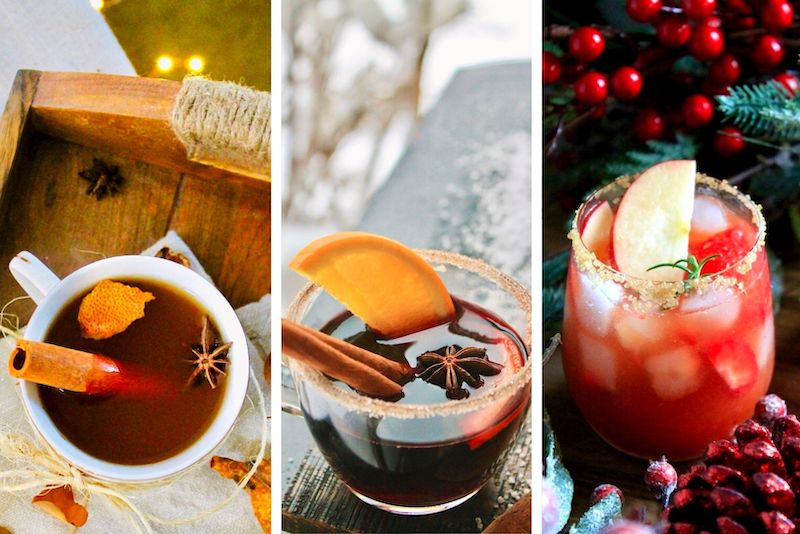 easy mixed winter snow day cocktails