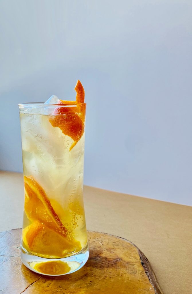 Orange Bourbon Rickey