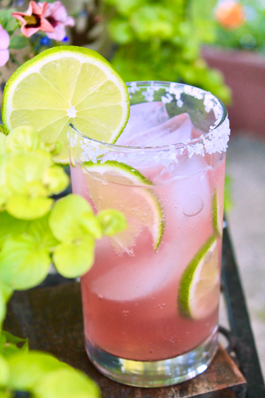 zesty whiskey paloma cocktail
