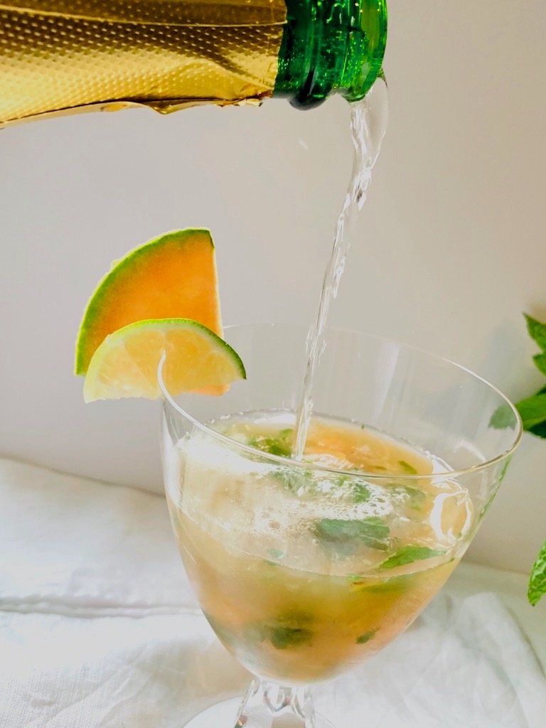 sparkling bourbon smash bourbon summer cocktail