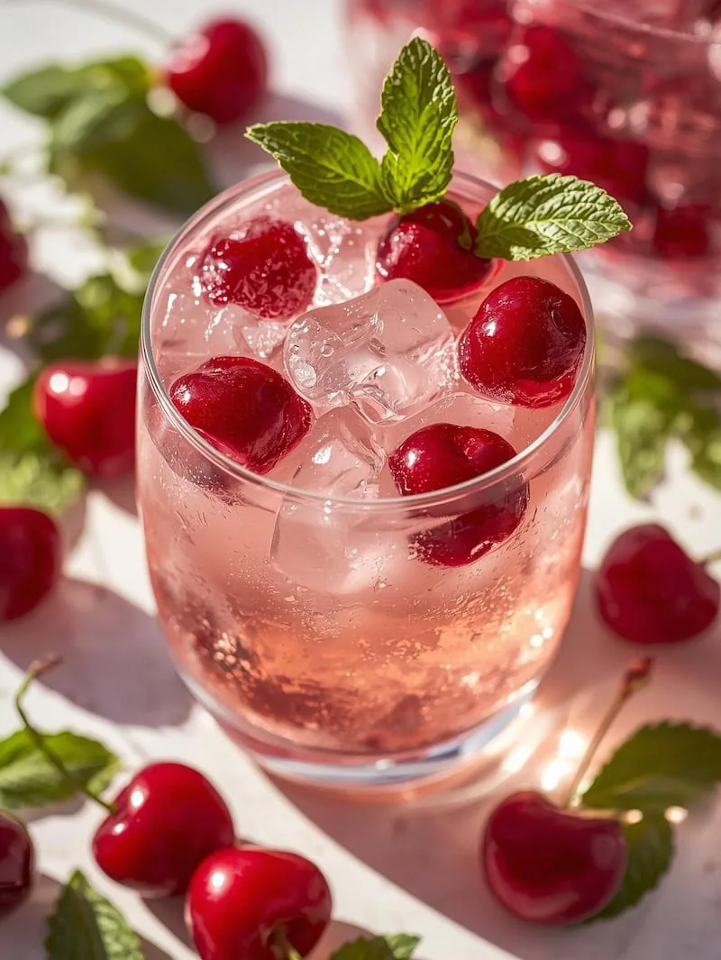 cherry-white-wine-spritzer-cocktail