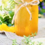 Peach bourbon tea summer bourbon cocktail