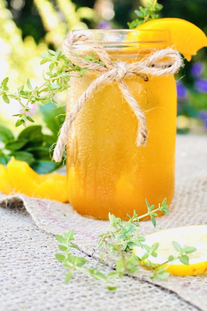 bourbon peach tea
