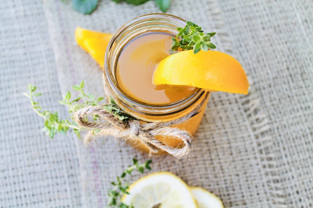 bourbon peach tea