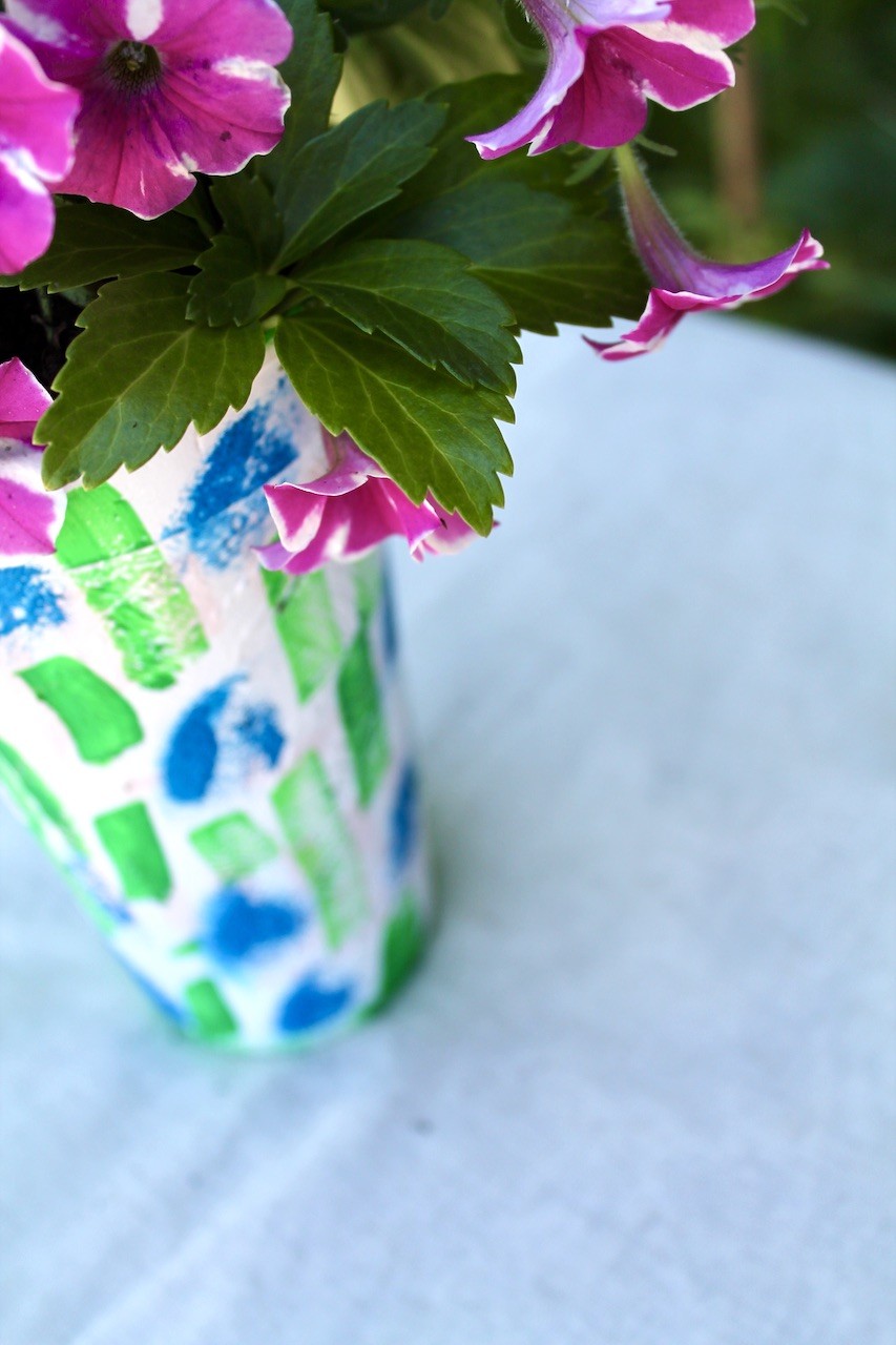 decorative styrofoam planter