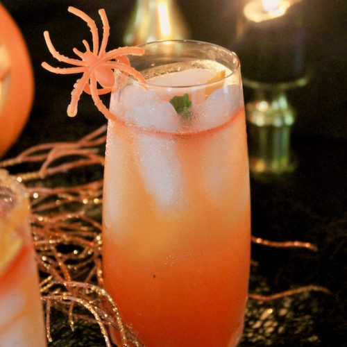 Orange Fizz Halloween Party Drink | An Easy Halloween