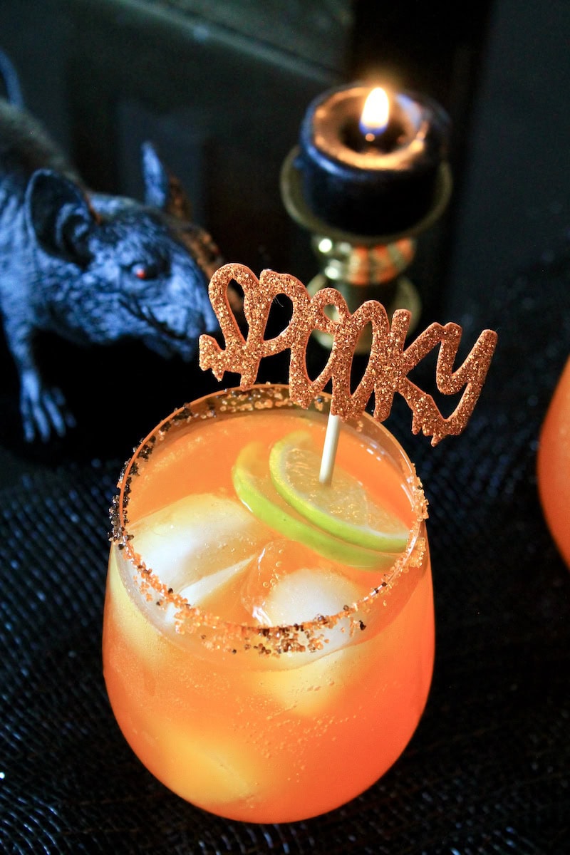 easy halloween party drinks with vodka and orange soda