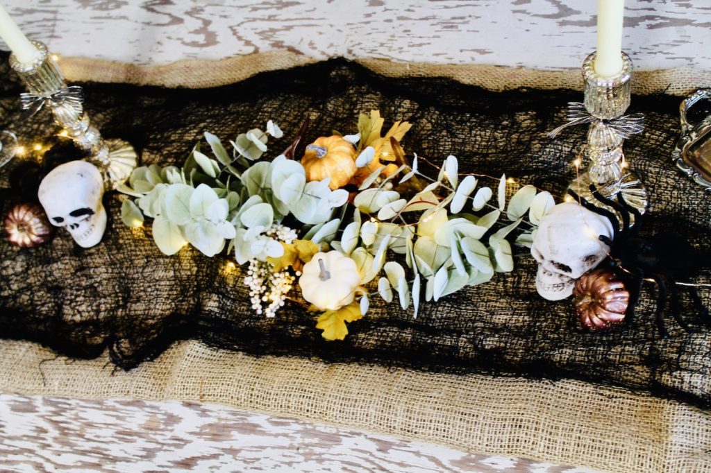 halloween table runner