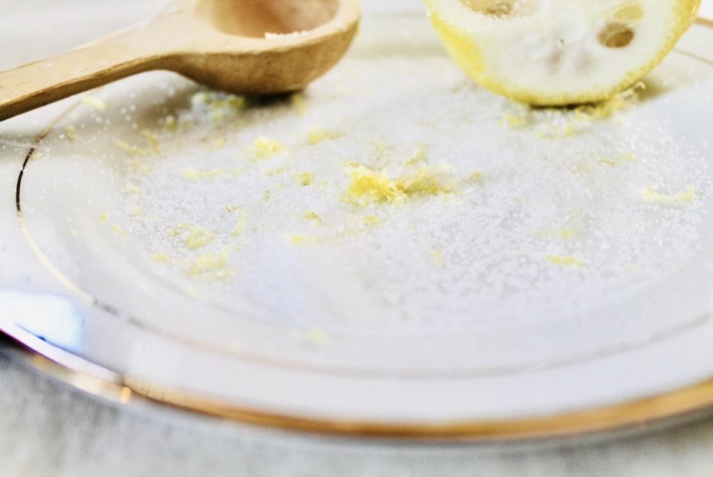 lemon basil martini sugar rim