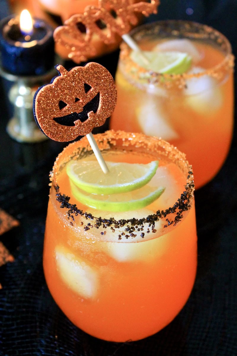 orange halloween drinks with vodka