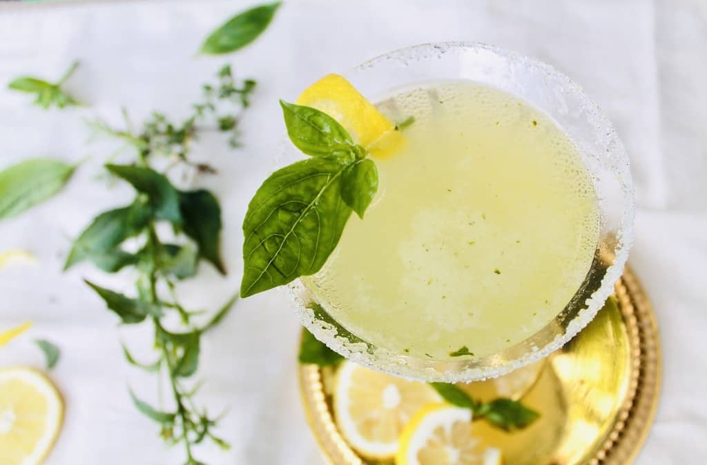 summer lemon drop vodka martini 