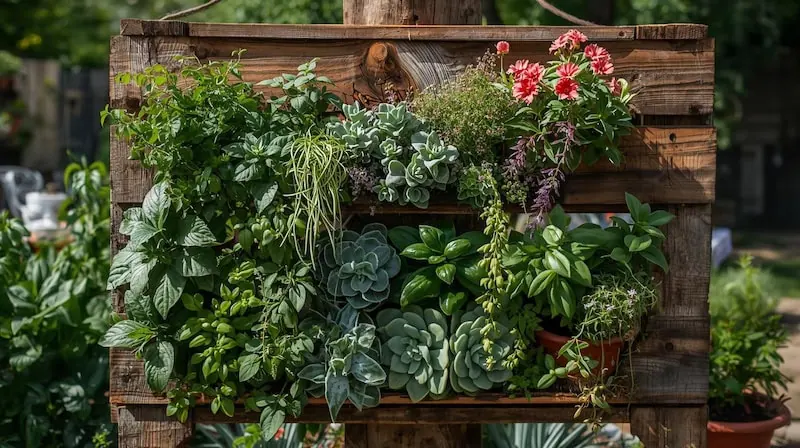 creative gardening ideas vertical garden