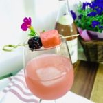 easy watermelon and rose tequila cocktail