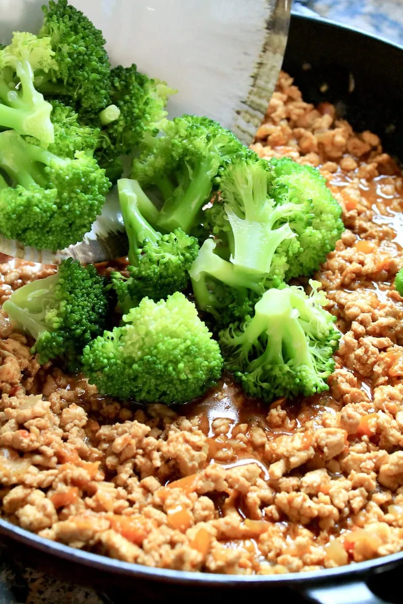 ground turkey with broccoli recipe