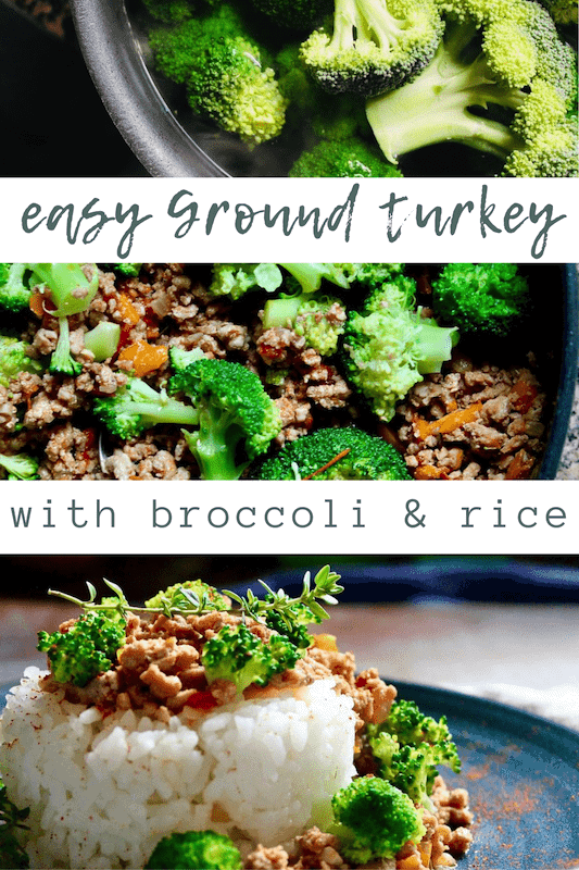 ground turkey broccoli recipe