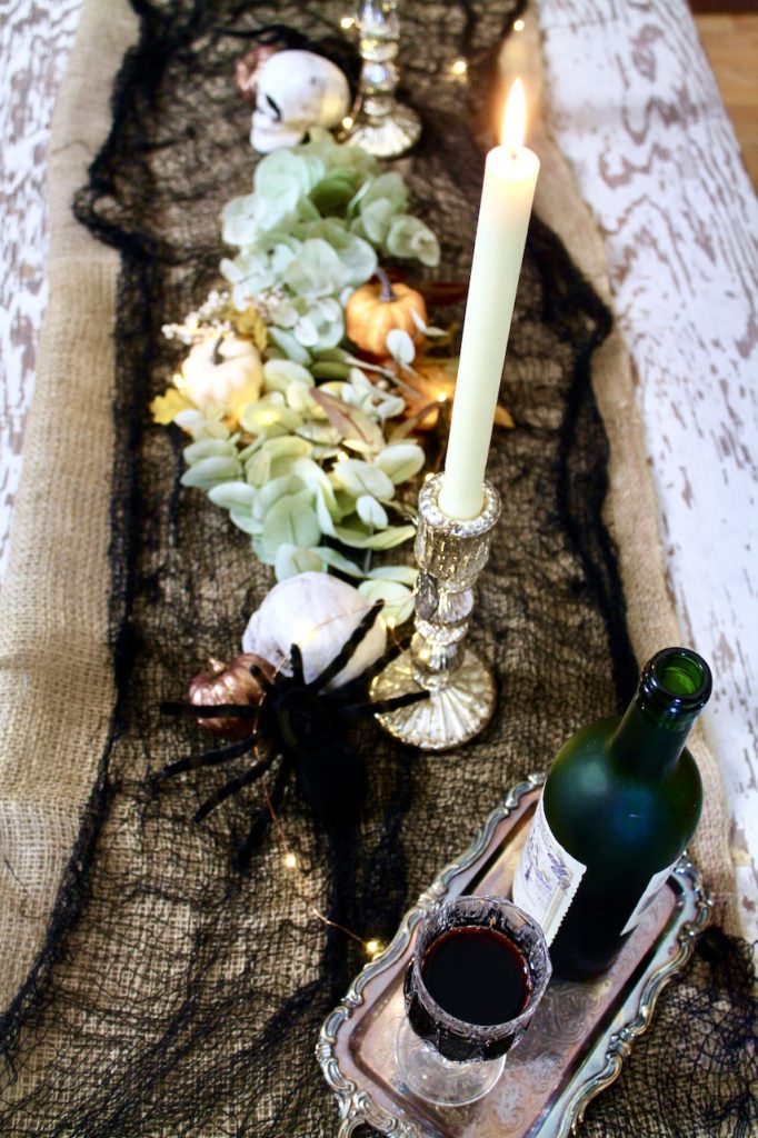 halloween spooky table runner