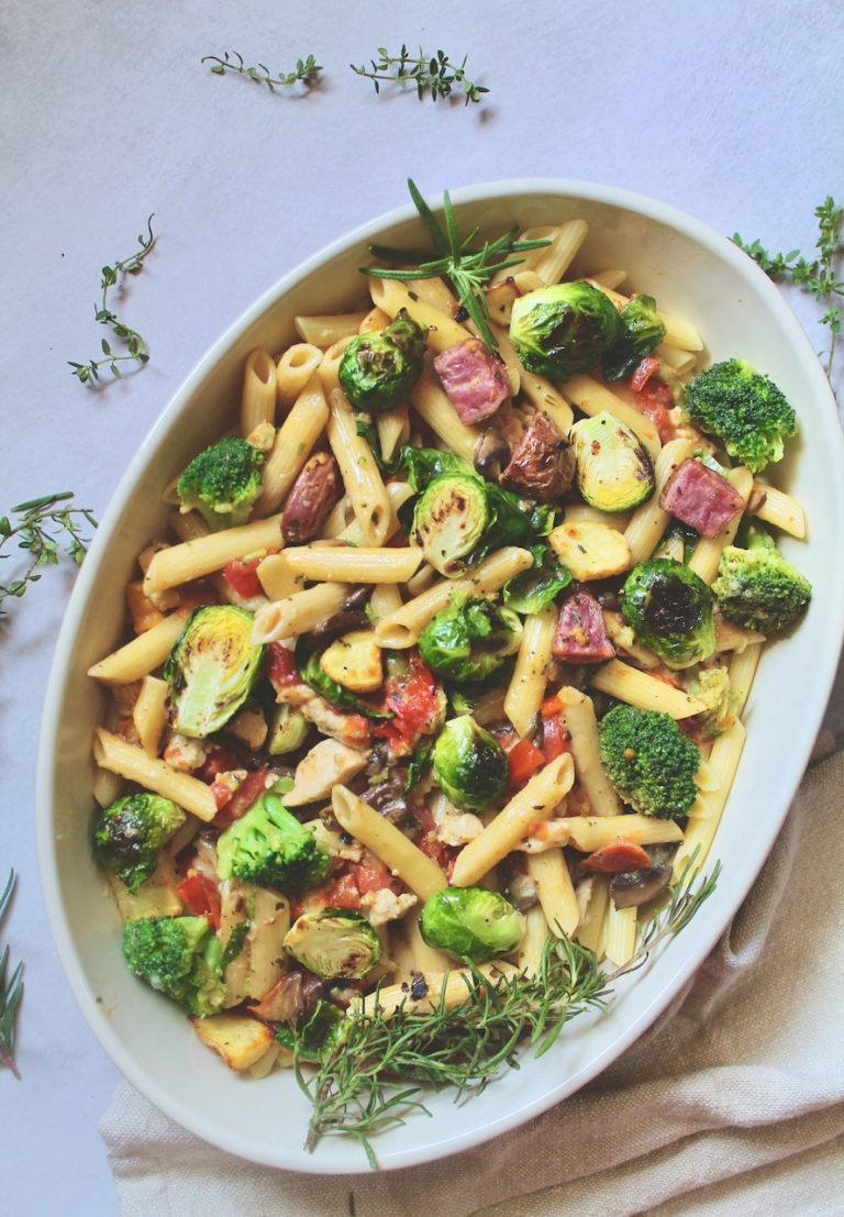 Shortcut Pasta With Chicken and Vegetables | RED WINE DRAGONS