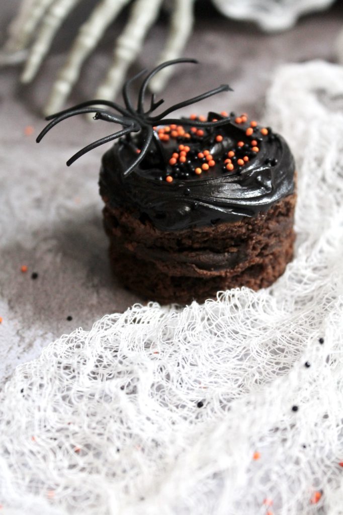 spooky brownie bites