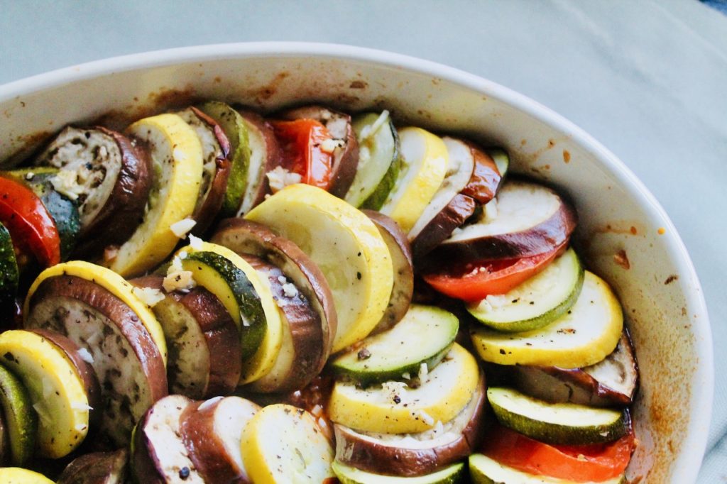 cover and bake the casserole