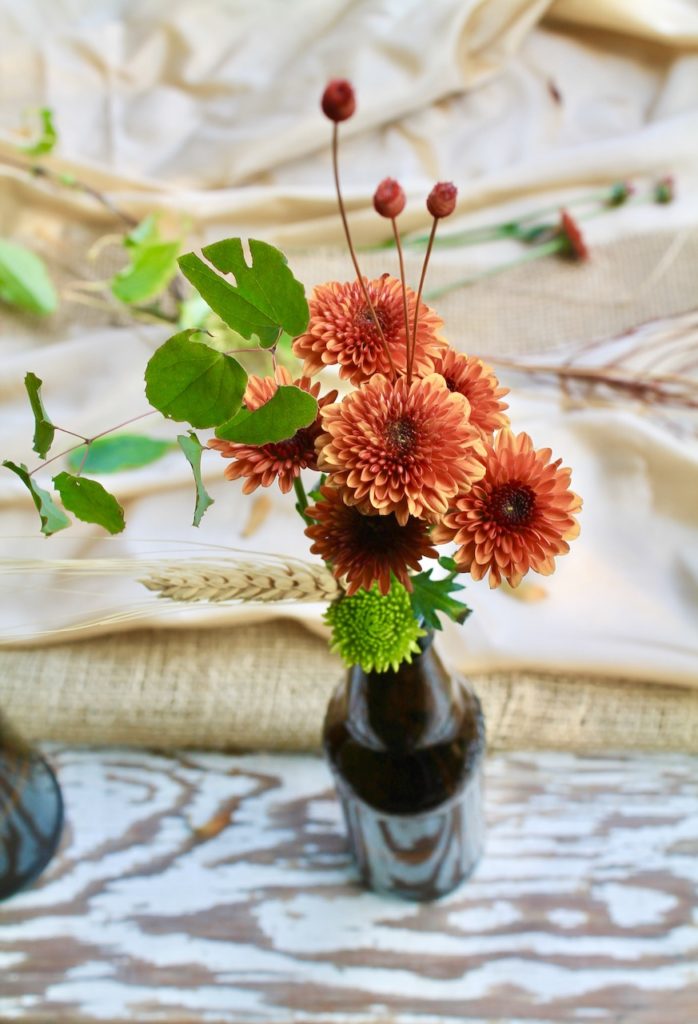 fall table centerpiece