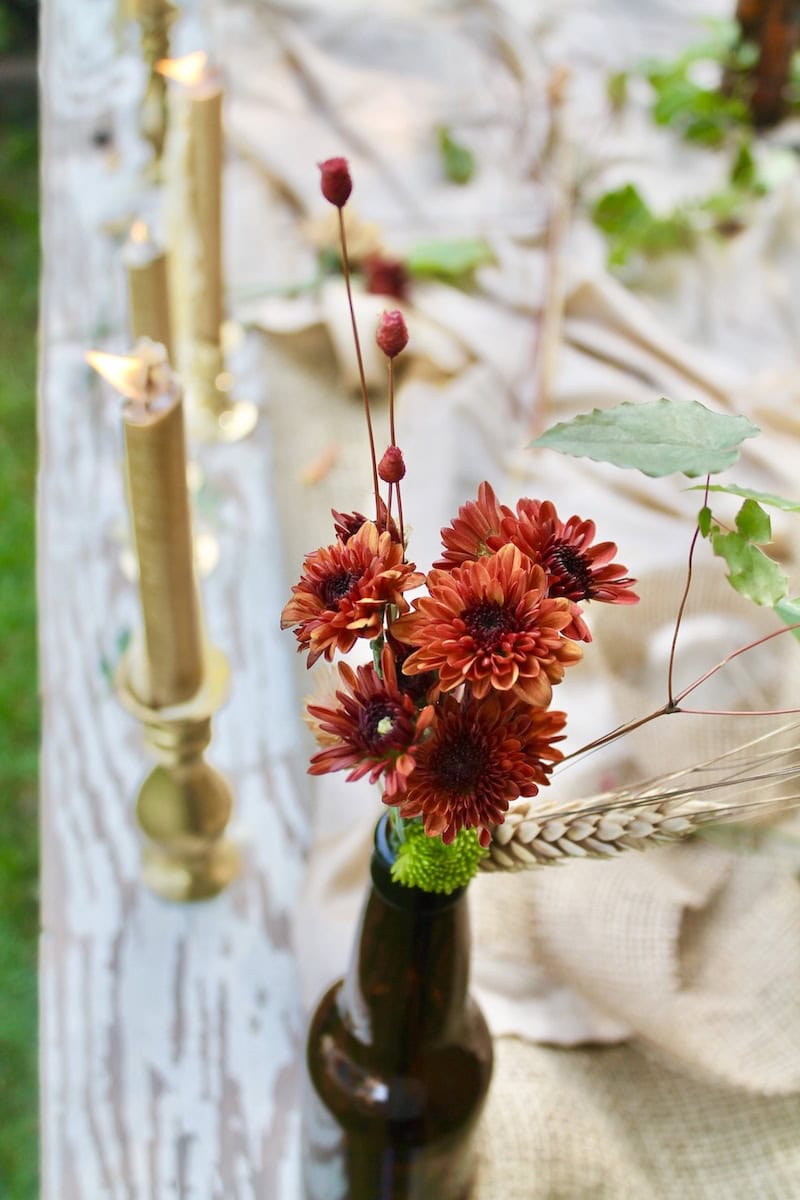 easy diy fall flowers