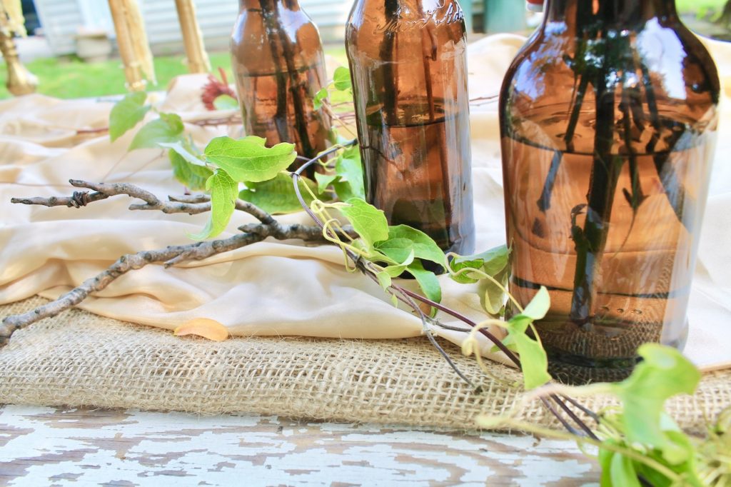 fall table centerpiece