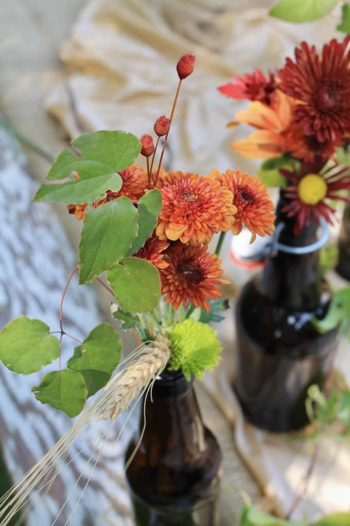 fall table centerpiece