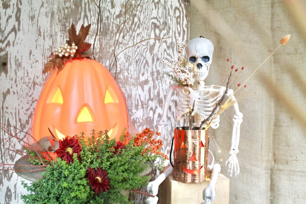 diy haunted harvest halloween decor
