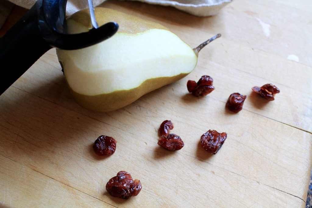 poached pears dessert