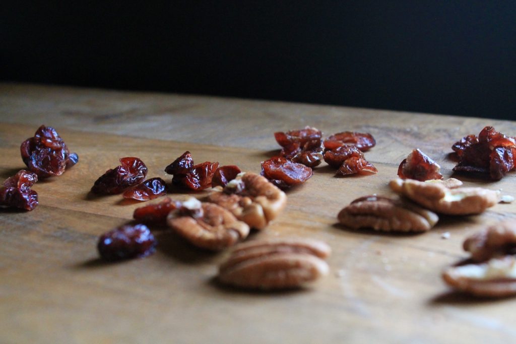 cranberries and pecans for wild rice side dish