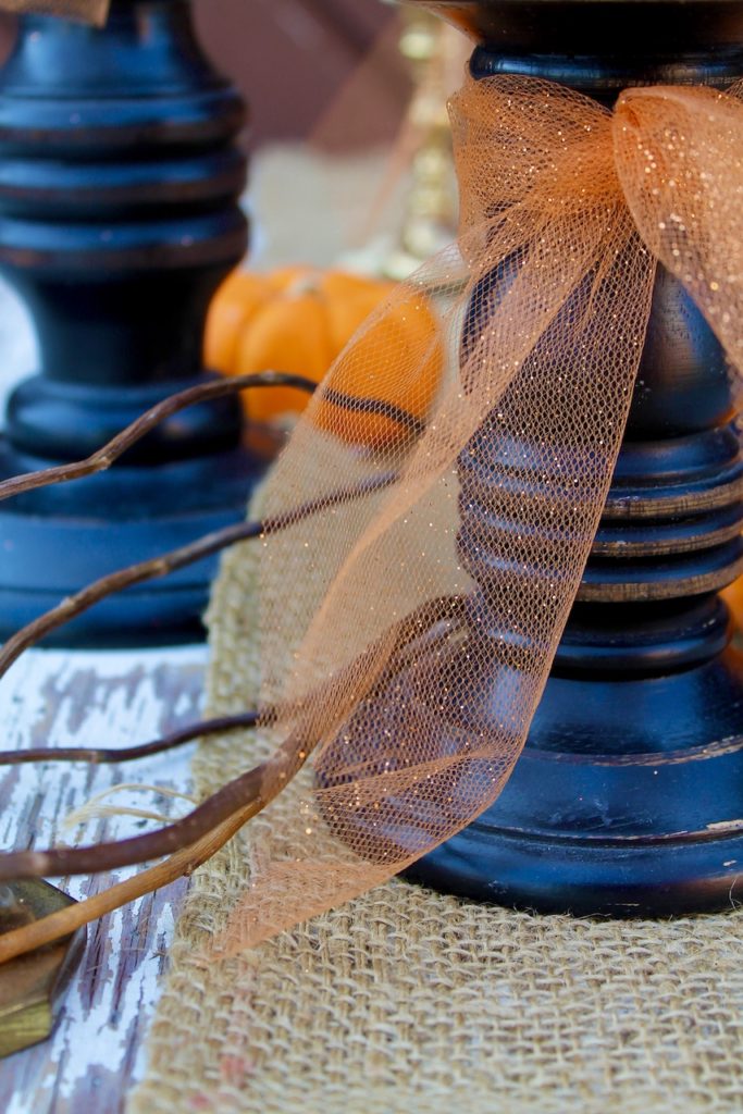easy pumpkin centerpiece idea