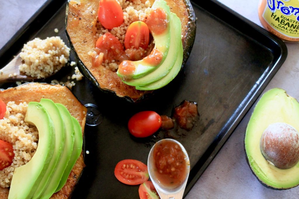 stuffed acorn squash with quinoa