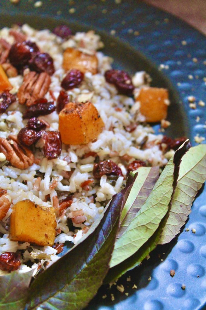 wild rice and butternut squash