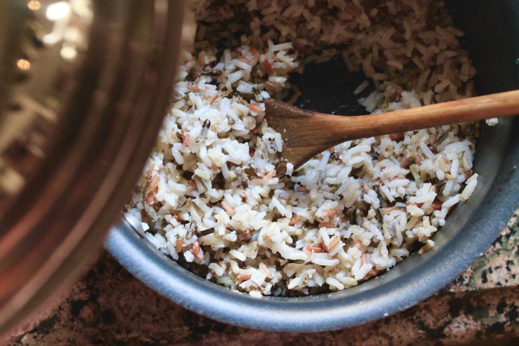 prepare steamed wild rice