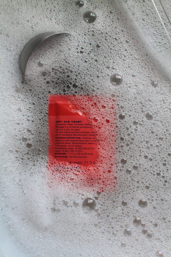 sanitize yeast