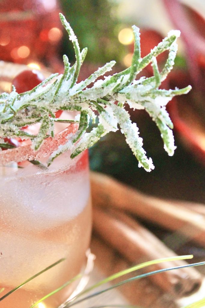 frosted rosemary
