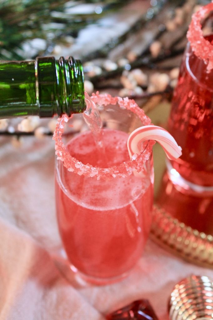 champagne christmas cocktail