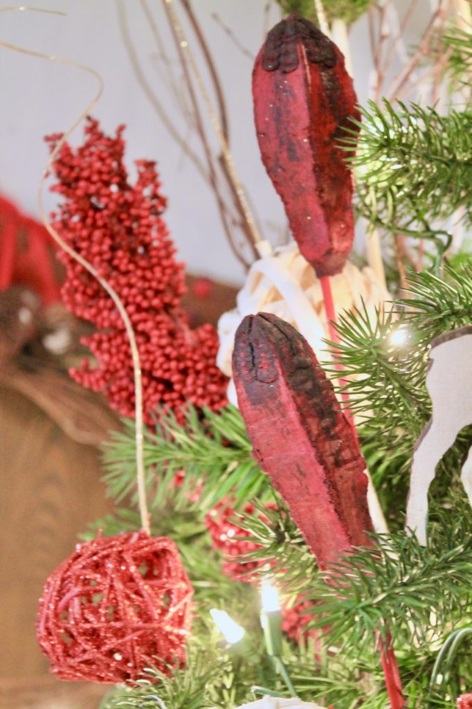 woodland Christmas tree topper