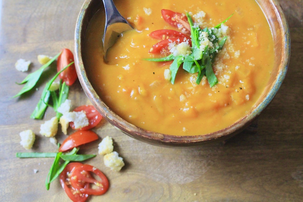 roasted butternut squash soup