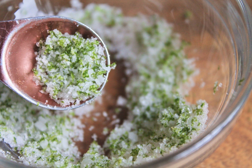 lime zest rim