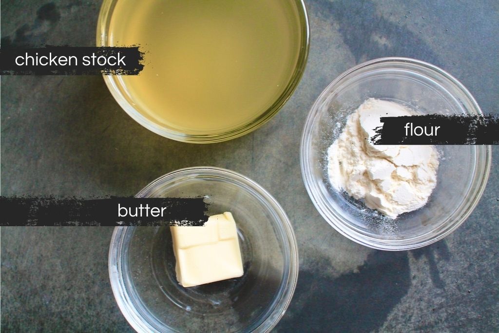 ingredients for pan sauce