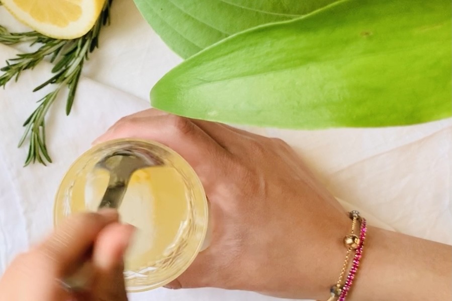 pineapple tequila cocktail with wheat beer