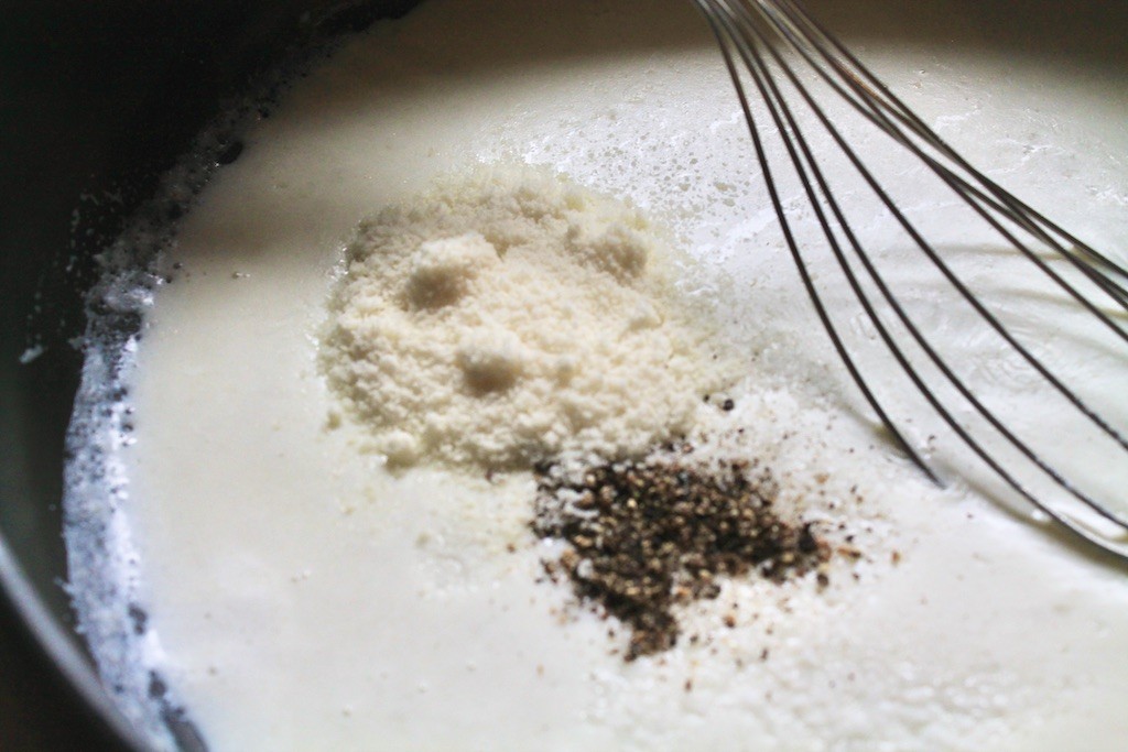 quick and creamy pasta with sauce