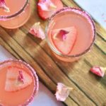 easy strawberry rum cocktail valentines day