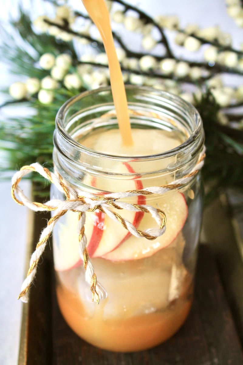 apple brandy fizz cocktail