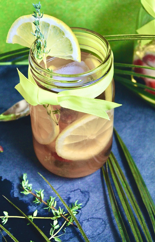 refreshing apple brandy fizz