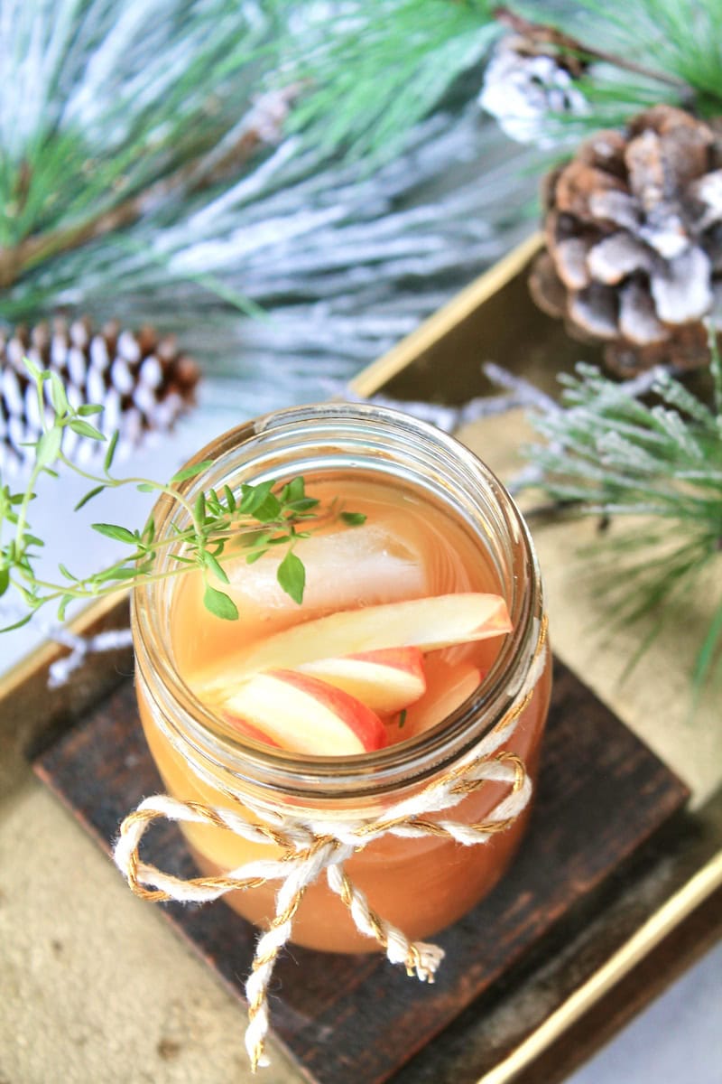 apple brandy fizz cocktail
