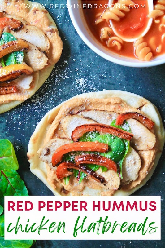 chicken flatbread sandwich recipe with leftover chicken