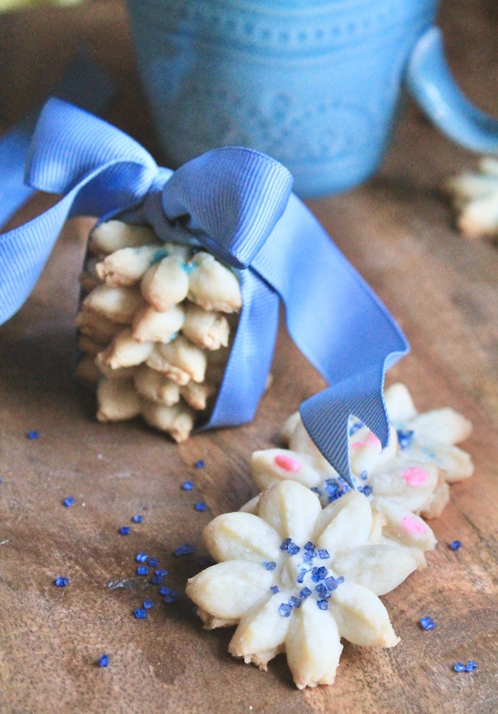 easter or spring spritz cookies