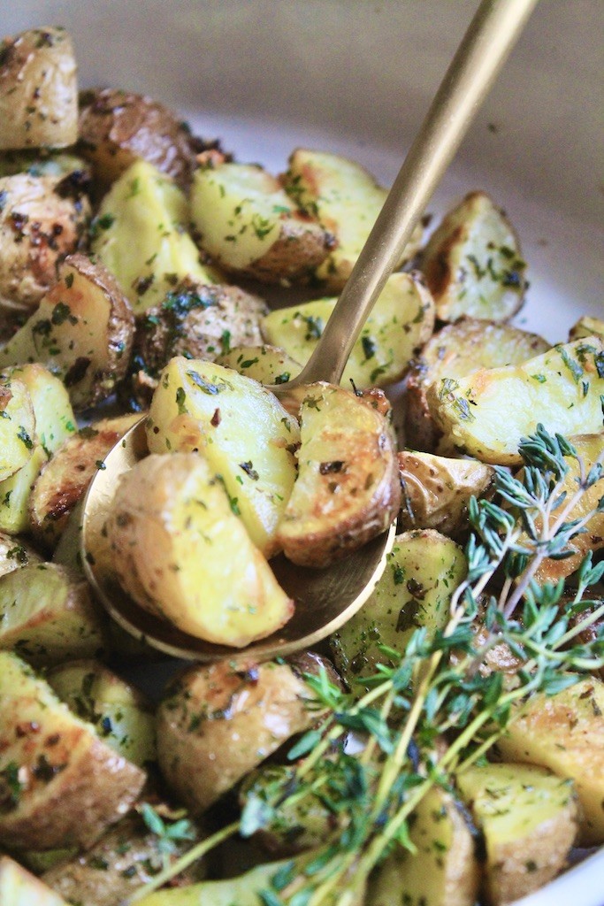 garlic parmesan roasted potatoes